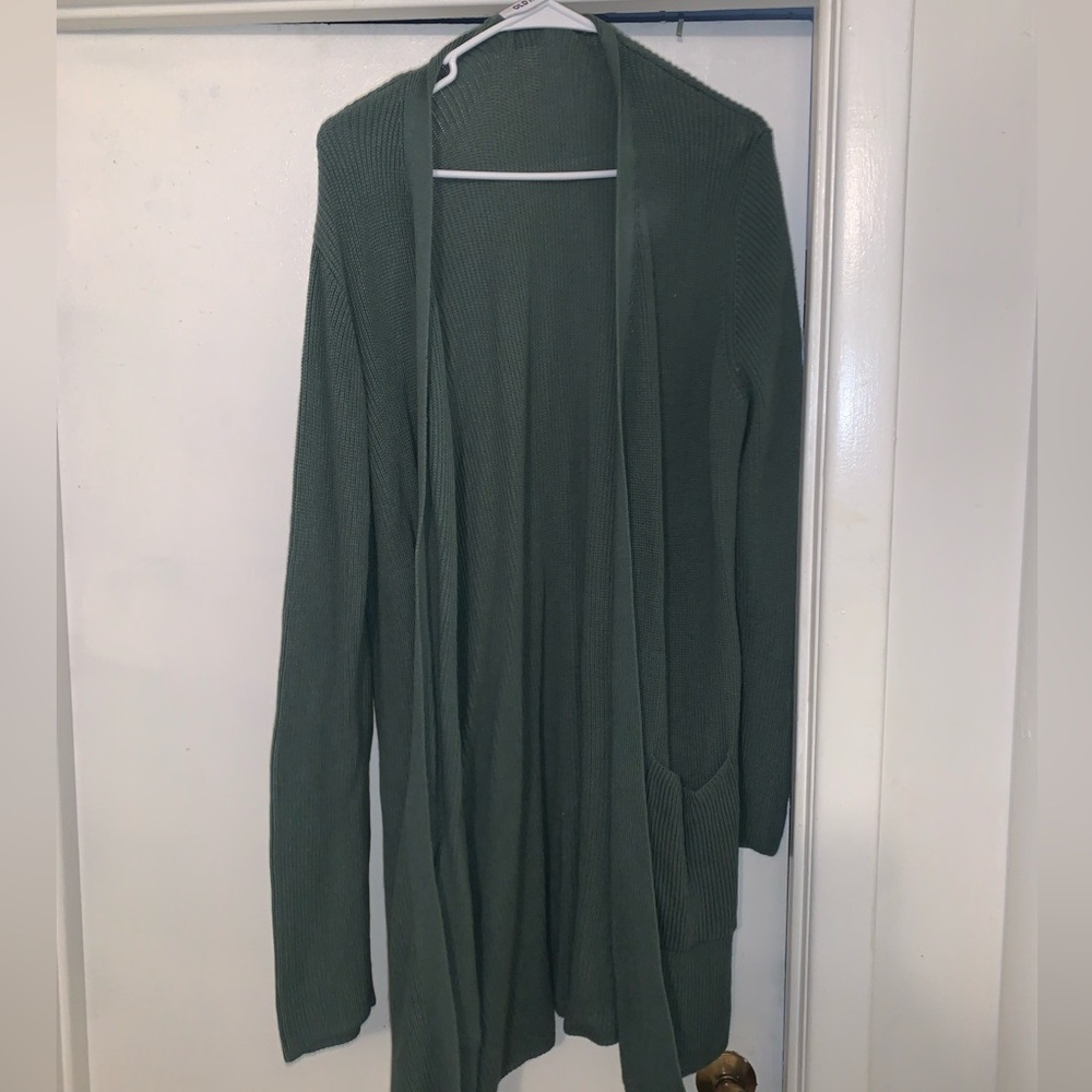 Old Navy Teal Long Cardigan Oversized Slightly Worn Great Condition